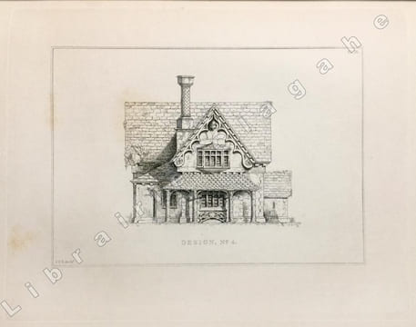 Rural architecture ; or a series of designs for ornemental cottages in ninety-six plates. The landscapes drawn on stone by J.D. Harding. Fourth ...