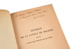 Lexique de la langue de Molière comparée à celle des écrivains de son temps avec des commentaires de philologie historique et grammaticale.. Livet ...