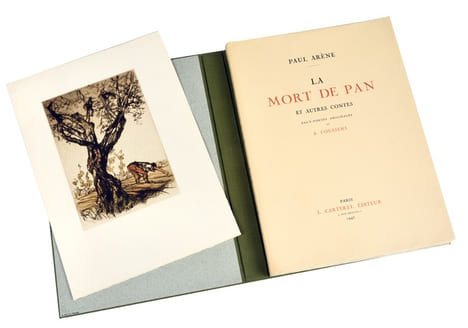 La Mort de Pan et autres contes. Eaux-fortes originales de A. Coussens. . Arène (Paul ; 1843-1896) :