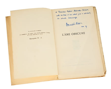 L'Ame obscure.. Daniel Rops (Henri Petiot, dit ; 1901-1965) :
