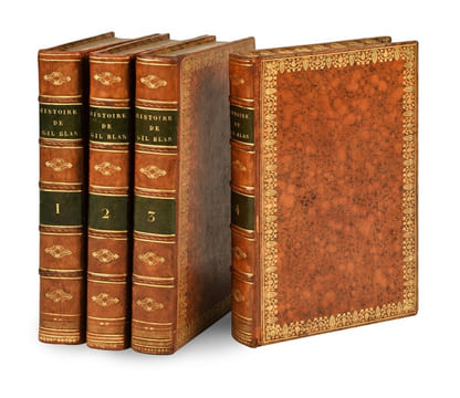 Histoire de Gil Blas de Santillane. Edition ornée de figures en taille douce, gravées par les meilleurs artistes de Paris.. Lesage (Alain-René ; ...