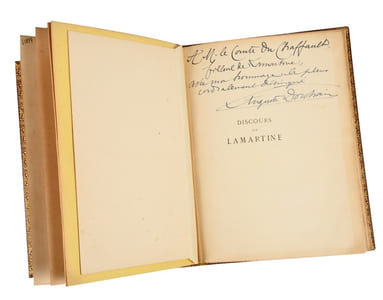 Discours sur Lamartine prononcé à Bergues le 21 septembre 1913 au nom de la Société des Gens de Lettres. 