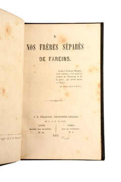 A nos frères séparés de Fareins.. [Dubouis, Etienne ; abbé ; 1806-1882]