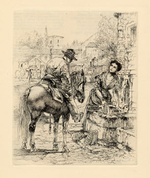 Mirèio. Mireille, poème provençal de Frédéric Mistral. Illustré d'eaux-fortes originales dessinées et gravées par Auguste Brouet. . Mistral, Frédéric ...