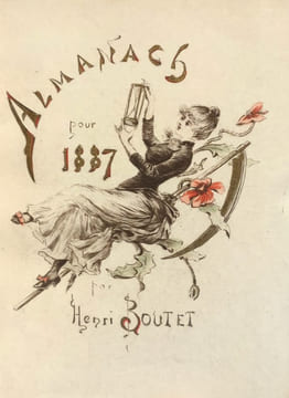 Almanach pour 1887, avec douze sonnets par Paul Bonhomme. Deuxième année.. [Almanach] Boutet (Henri) : 