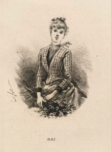 Almanach pour 1888, texte par Hippolyte Devillers. Troisième année.