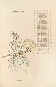 Petit Almanach, illustré par Henri Boutet pour 1895. Troisième année.