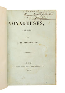 Les voyageuses, poésies.
