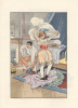 Chambre (La) bleue, nouvelle dédiée à Madame de La Rhune. Une couverture illustrée et soixante et une aquarelles d'après Eug. Courboin. . Mérimée, ...