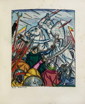 Histoire merveilleuse de Robert le Diable. Illustrations de Guy Arnoux. . [Arnoux] Sandre, Thierry :