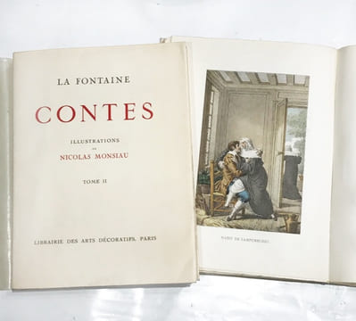 Contes. Illustrations de Nicolas Monsiau. . Fontaine, La :