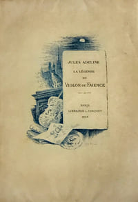 Légende (La) du violon de faïence. Huit compositions gravées à l'eau-forte par l'auteur.