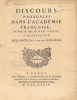 Discours prononcés dans l'Académie Française le jeudi IV mars M.CC.LXXIX, à la réception de M. Ducis, Sec. ord. de Monsieur.. [Voltaire] Ducis ...