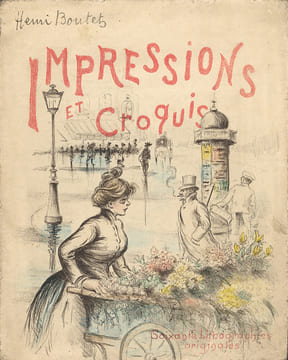 Impressions et croquis. Soixante lithographies originales rehaussées de pastel.. Boutet, Henri :