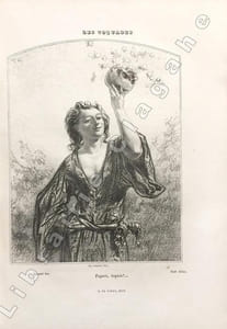 Toquades (Les). Illustrées par Gavarni. Etude de moeurs par Ch. de Bussy.