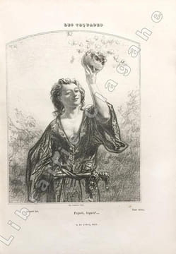 Toquades (Les). Illustrées par Gavarni. Etude de moeurs par Ch. de Bussy. . Bussy, Ch. de :