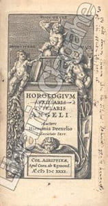 Horologium auxiliaris tutelaris Angeli.