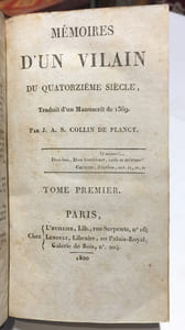 Mémoires d'un vilain du quatorzième siècle, traduit d'un Manuscrit de 1369.