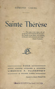 Sainte Thérèse.