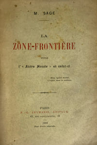 Zone-frontière (La) entre "l'Autre Monde" et celui-ci.