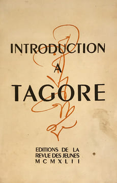 Introduction à Tagore.. [Tagore] M. L. G. :