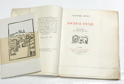 Journal d’exil. Bois gravés par Etienne Morillon.