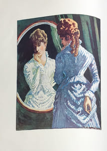 Enfance (L') candide et passionnée. Cahier inédit d’une étude “La rencontre du duc de Hamilton et la névrose de Marie Bashkirtseff” par Louis Ginies. Trois aquarelles de François de Marliave et un croquis de Bonaventure Laurens.
