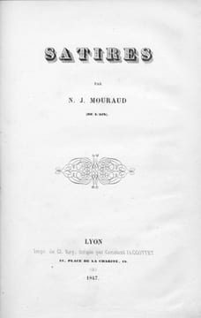 Satires.. Mouraud, N.J. (de l'Ain) :