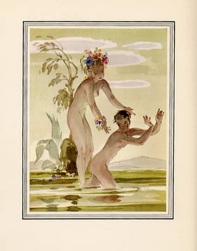 Métamorphoses (Les) d'Ovide. Illustrations de Jean A. Mercier.. [Mercier] Ovide :
