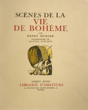 Scènes de la vie de Bohème. Illustrations de Daniel-Girard.. Murger, Henry :