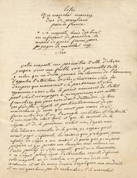 Cahier in-4 de 28 feuillets daté de 1816-1817, de fabrication artisanale, contenant :. Manuscrit.
