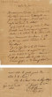 Pièce manuscrite :. Gémeau (Auguste-Pierre) :