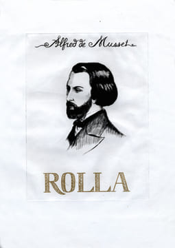 Rolla. Texte et illustrations gravées à l’eau-forte par Léon Courbouleix. . [Courbouleix, Léon] Musset, Alfred de : 