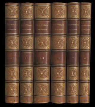 Bibliothèques (Les) françaises. Nouvelle édition, revue, corrigée et augmentée d'un discours sur le Progrès des lettres en France et des remarques ...