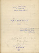 Manuscrit complet du roman qui a pour titre "Mâchonville". [Grancher, Marcel-Etienne (1897 - 1976) - Manuscrit]