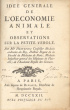 Idée générale de l'oeconomie animale et observations sur la petite vérole.. Helvetius, Jean-Claude-Adrien (1685 - 1755) :