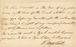 Billet manuscrit, signé.. Smith (William, Sidney) :