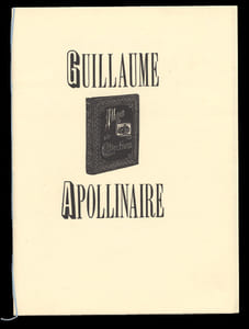 Guillaume Apollinaire.