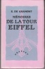 Mémoires de la Tour Eiffel.. GRAMONT (Elisabeth de Clermont-Tonnerre, E. de).