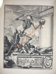 La manière de se bien préparer à la Mort par des considérations sur la Cène, la Passion et la Mort de Jésus-Christ, avec de très belles estampes emblématiques, expliquées par M. de Chertablon.