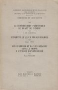 La Contribution patriotique du quart du revenu (L. de Cardenal) — L'Enquête de l'an II sur les engrais (Octave Festy) — Les cultures et la vie paysanne dans la Vienne à l'époque napoléonienne (Roger Berland). par CARDENAL (L. de), Octave FESTY, Roger BERLAND.