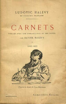 Carnets, publiés avec une introduction et des notes par Daniel Halévy. Tome I : 1862-1869. Tome II : 1869-1870.. HALÉVY (Ludovic).