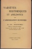 Variétés historiques et anecdotes sur l'arrondissement de Pontoise.. DENISE (A.-D.).