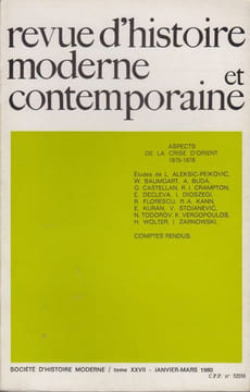 Aspects de la Crise d'Orient, 1875-1878.. [Crise d'Orient] – Collectif.