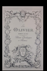 Les Olivier, échevins de Lyon. Tableaux généalogiques et filiation.