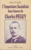 L'Imposture socialiste dans l'œuvre de Charles P&eacute;guy.. CLAVEL (Henri).