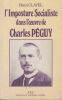 L'Imposture socialiste dans l'oeuvre de Charles Péguy.. CLAVEL (Henri).