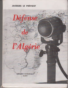 Défense de l'Algérie.