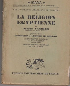 La Religion égyptienne.
