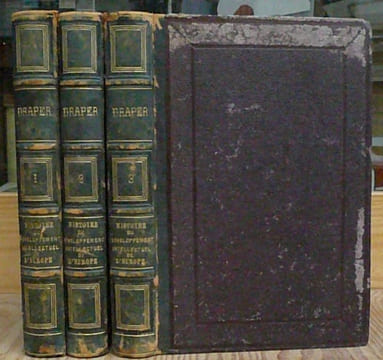 Histoire du développement intellectuel de l'Europe.. DRAPER (John William).